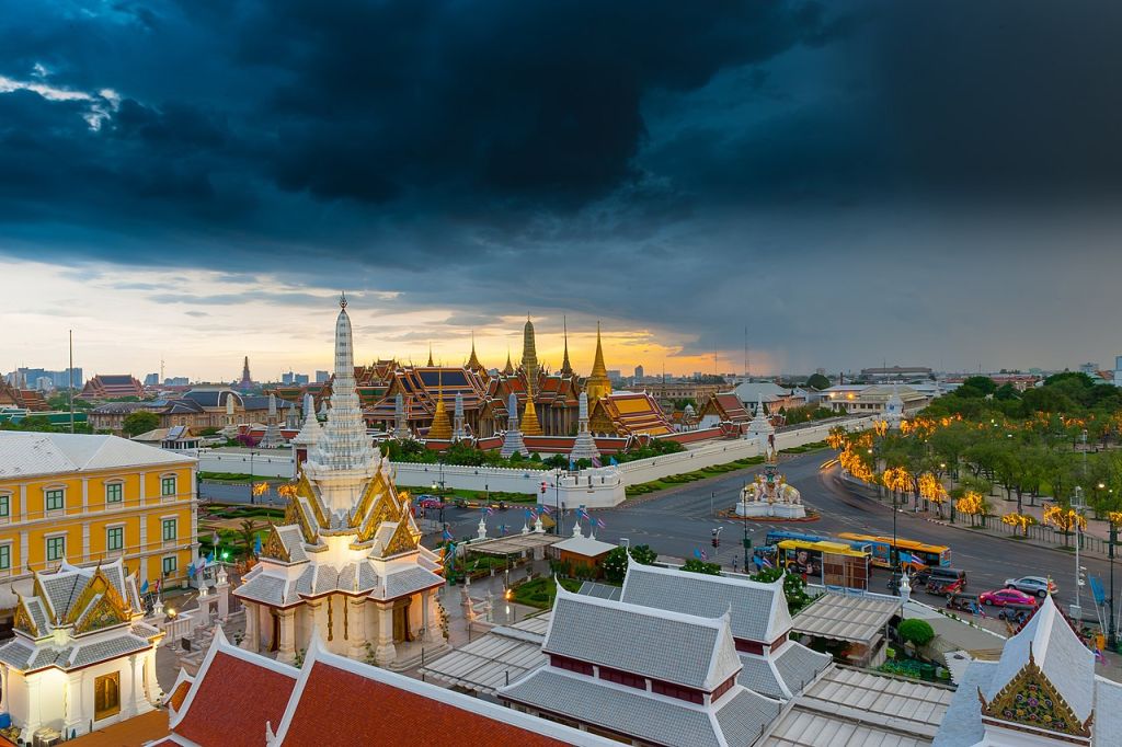 Temple of the Emerald of buddha or Wat Phra Kaew
