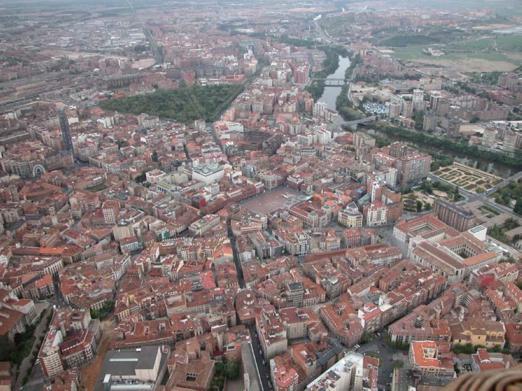Vue aérienne de Valladolid