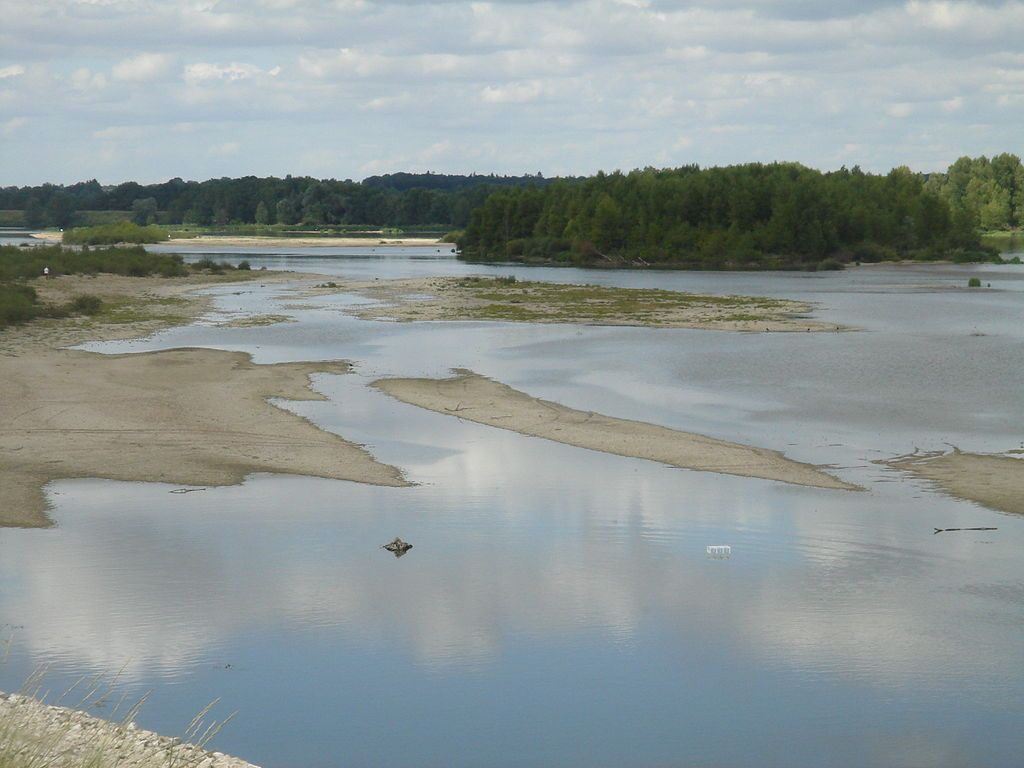 Bord de Loire à Sandillon Loiret Centre France
