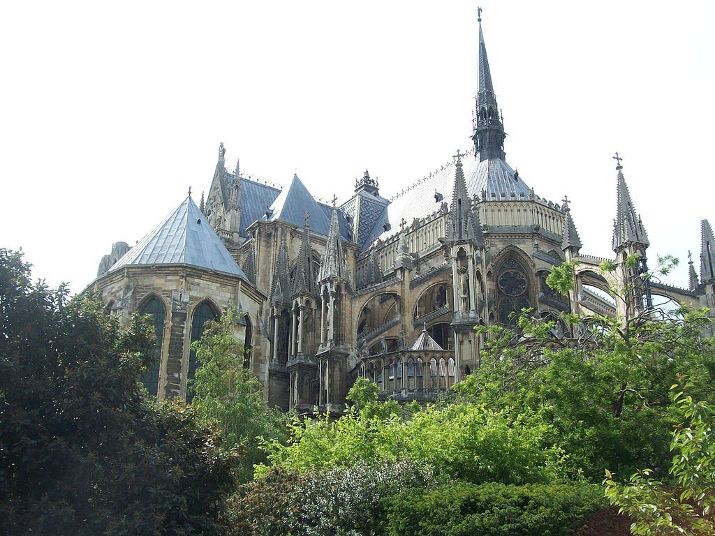 Chevet de la cathédrale NotreDame de Reims