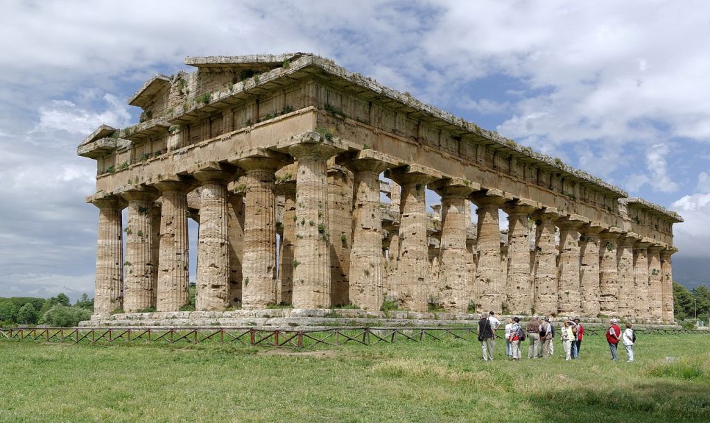 Italie Paestum Temple dHéra II parfois baptisé temple de Poséidon