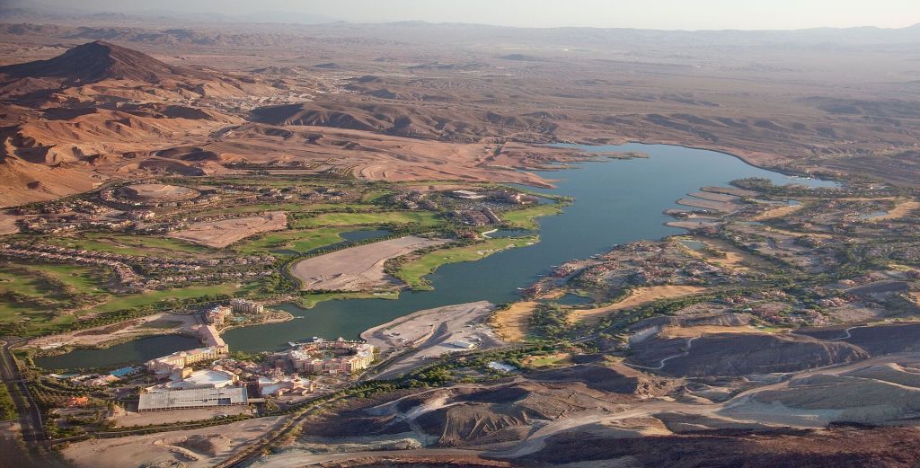 Lake Las Vegas aerial