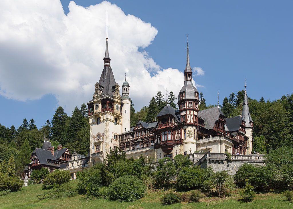 Le château de Pele à Sinaia en Roumanie