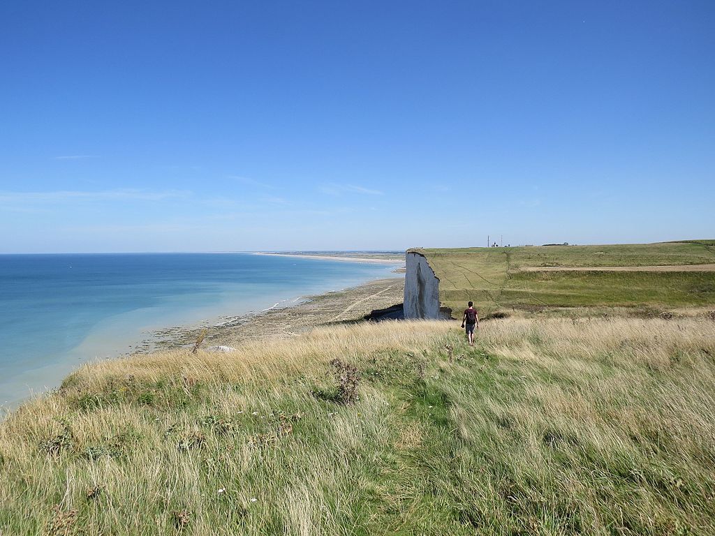 Falaises en baie de Somme à louest