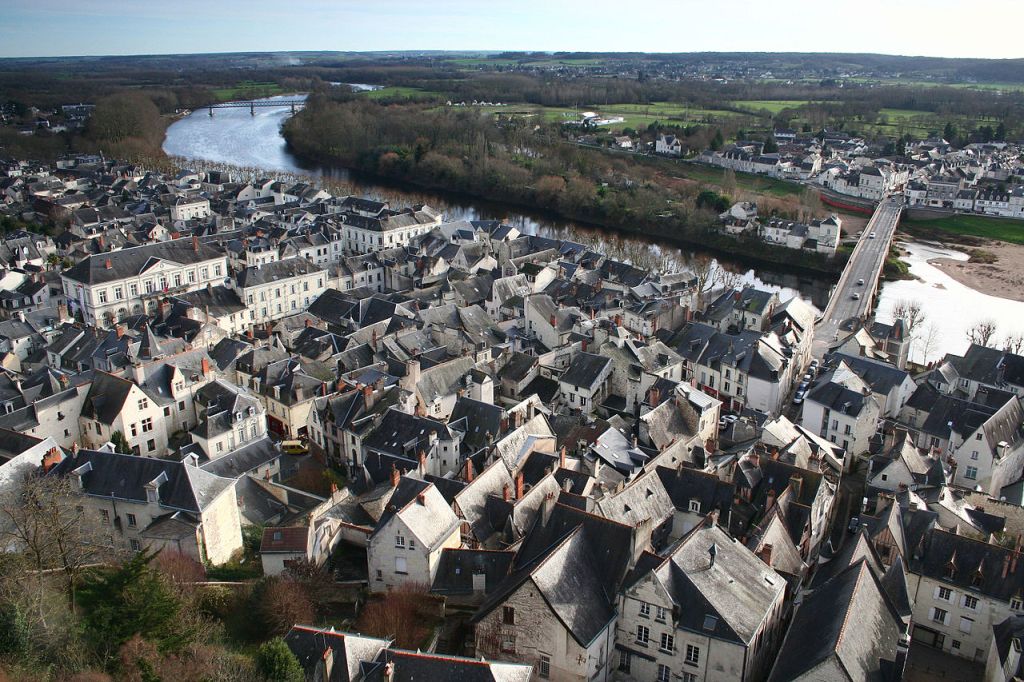 Chinon la Vienne vue du château