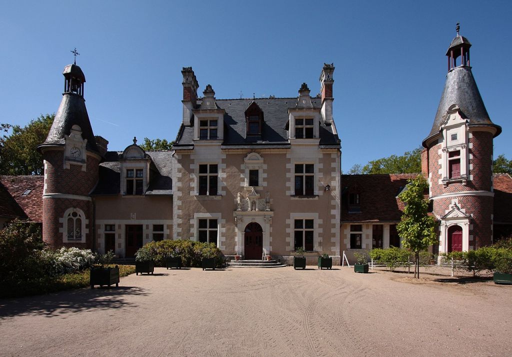 Troussay Castle LoiretCher DepartmentFrance  main facade