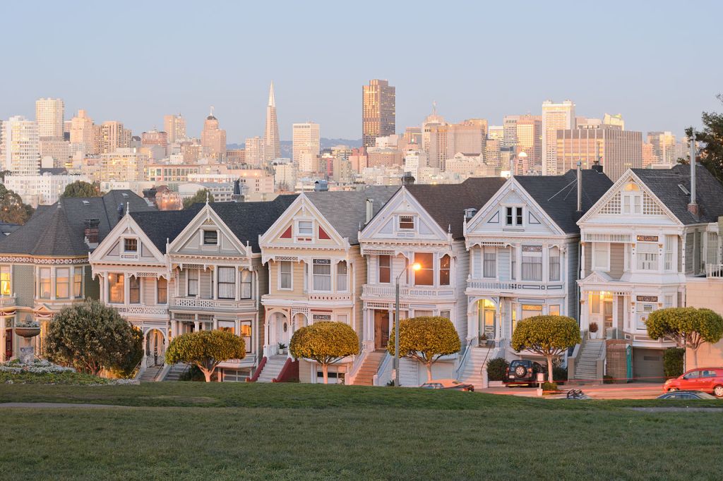 The Painted Ladies in San Francisco California