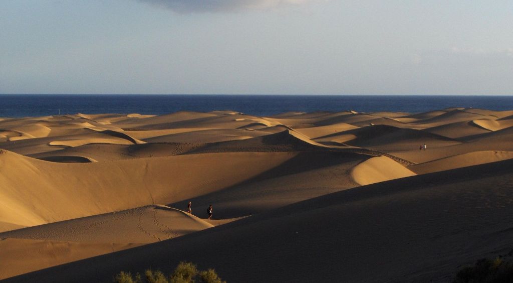 The Dunas de Maspalomas in southern Gran Canaria