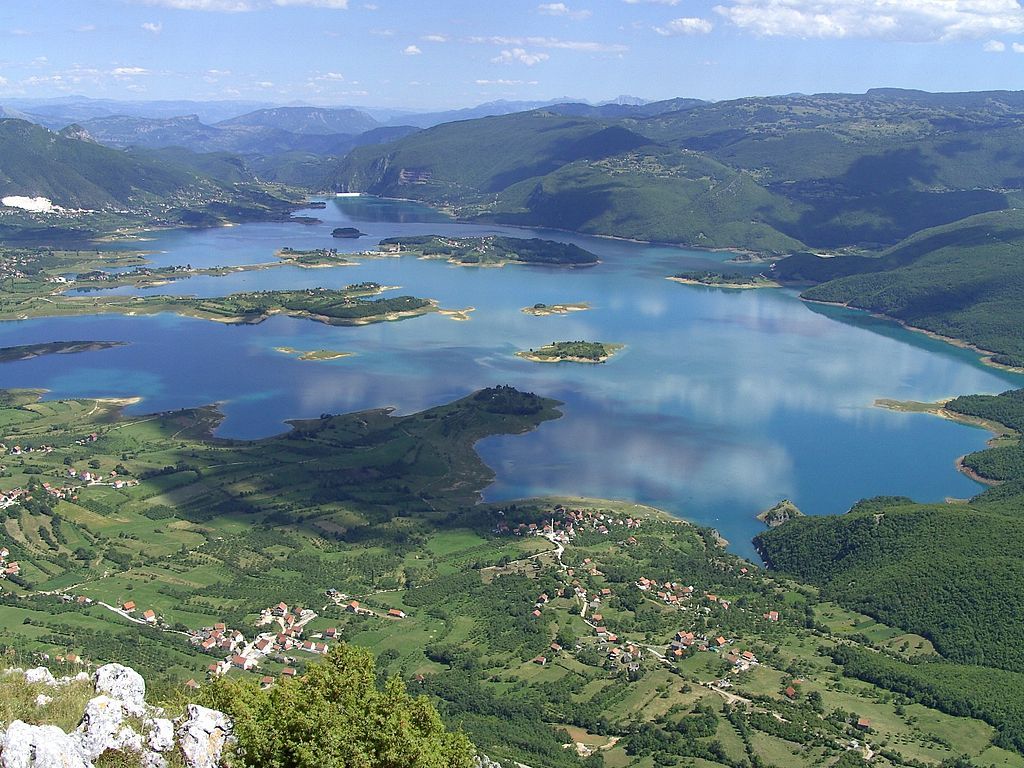 Rama lake in Bosnia and Herzegovina
