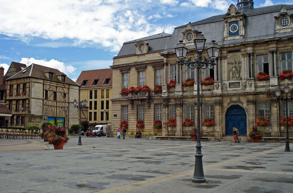 Grande Place in Troyes France