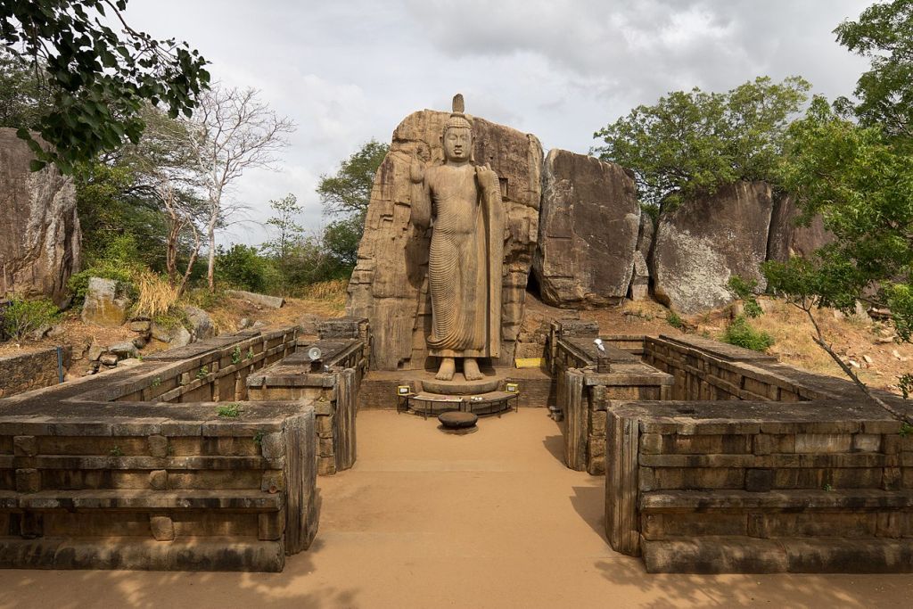 Avukana Buddha statue Sri Lanka