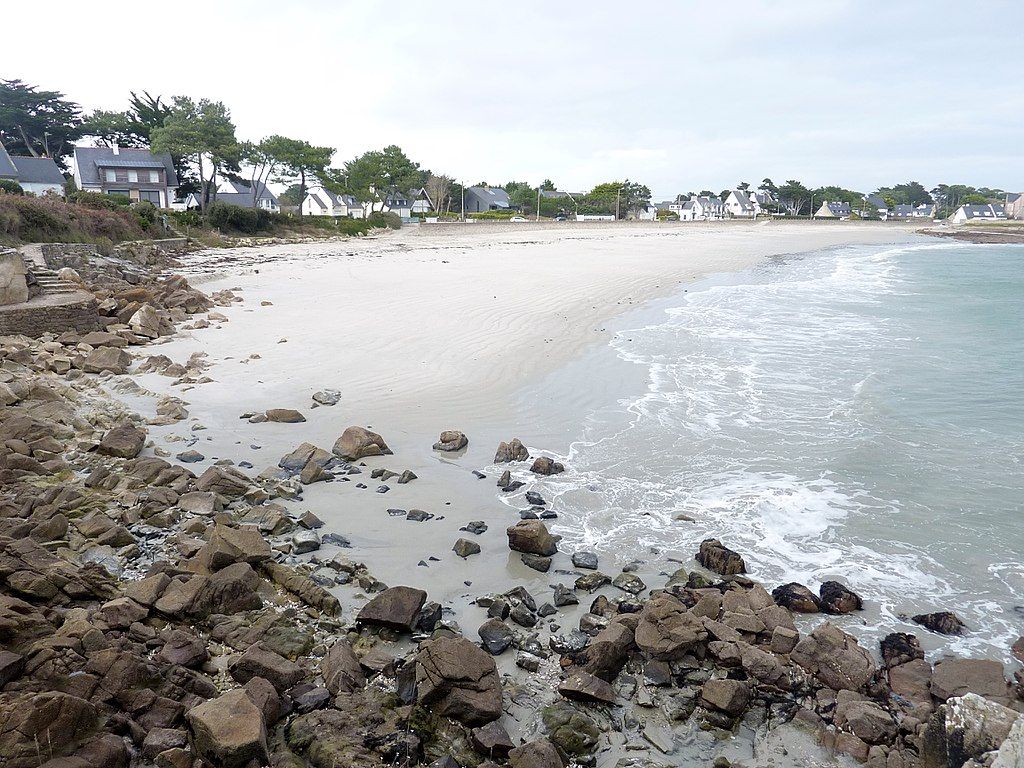 Carnac  la plage de Ty Bihan