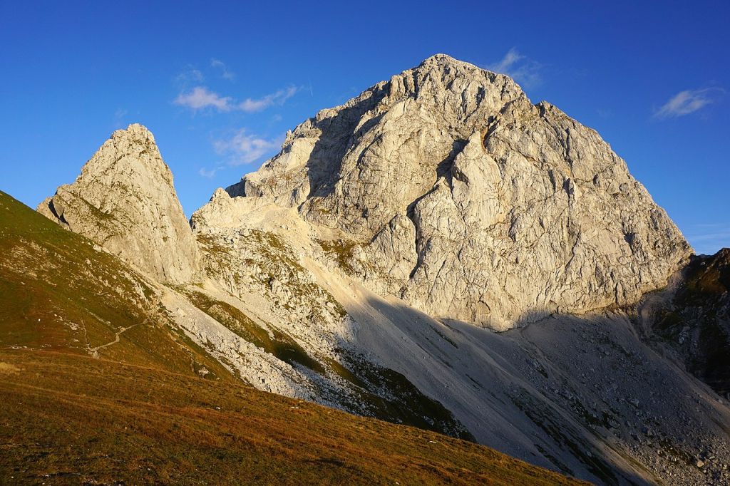 Mount Mangart in the Julian Alps is the thirdhighest peak in Slovenia