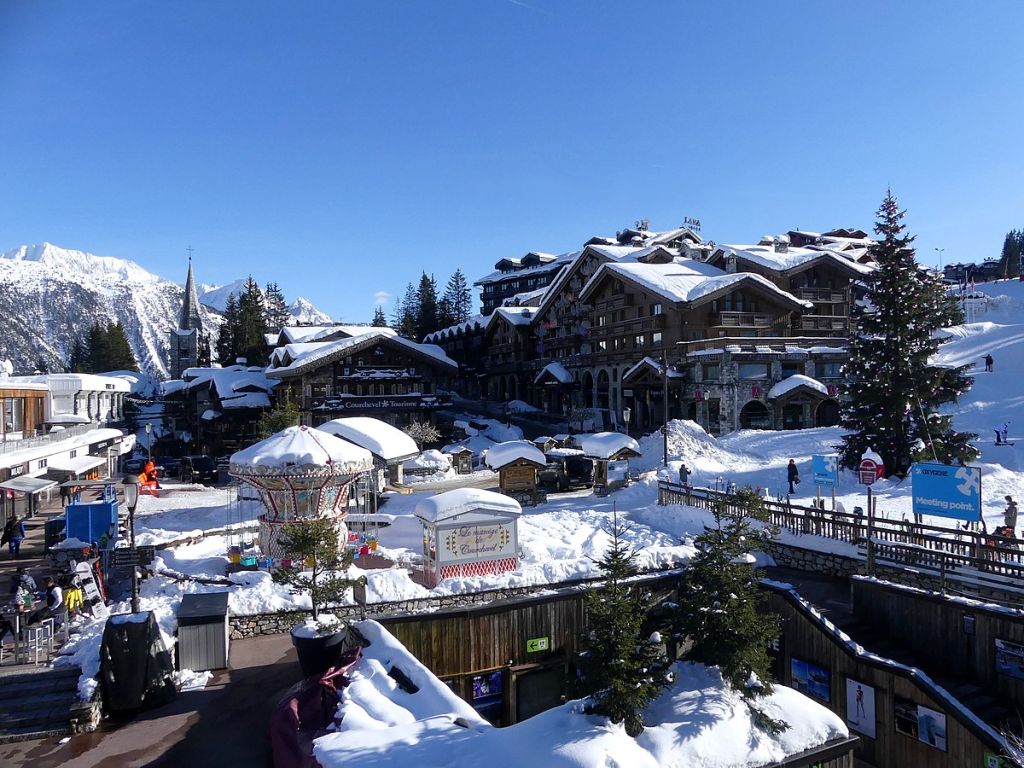 Courchevel 1850 ski resort village in Savoie France