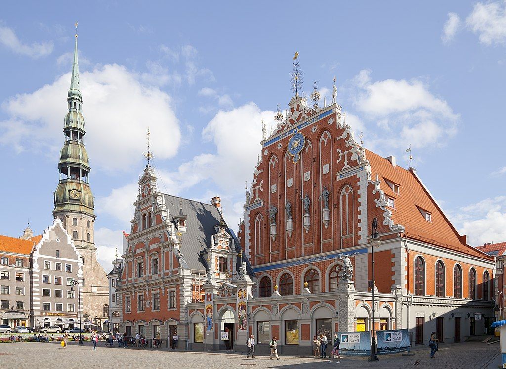 Town Hall Square Riga Latvia