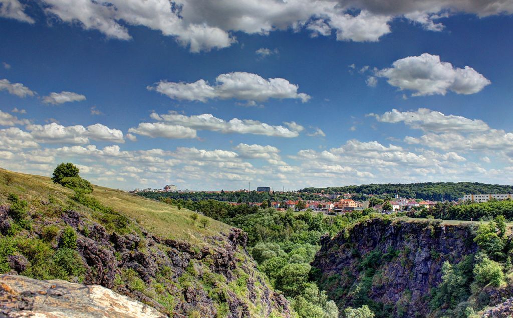 Divoká Šárka site naturel à louest de Prague incorporé au périmètre municipal