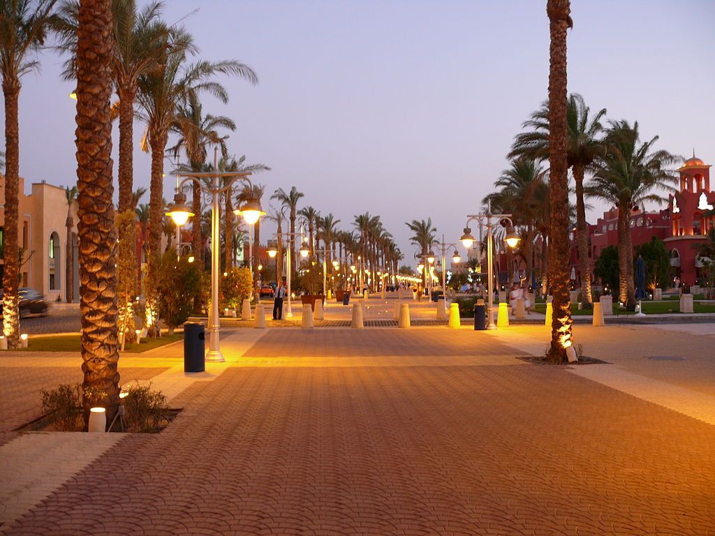 Alig walk way hurghada egypt 