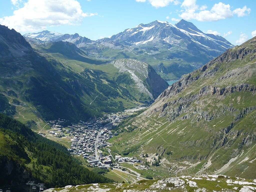 Vue densemble de Val dIsère