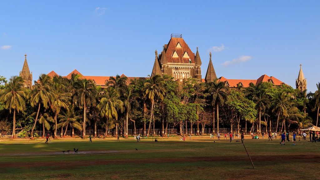 Bombay High Court building in Mumbai India