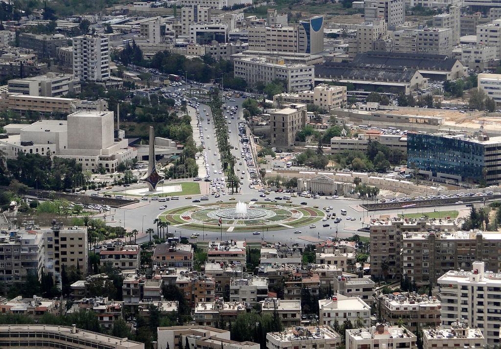 Place des Omeyyades à Damas en Syrie