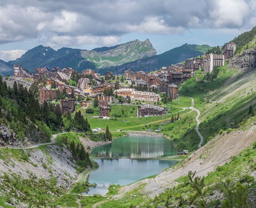View of Avoriaz HauteSavoie France