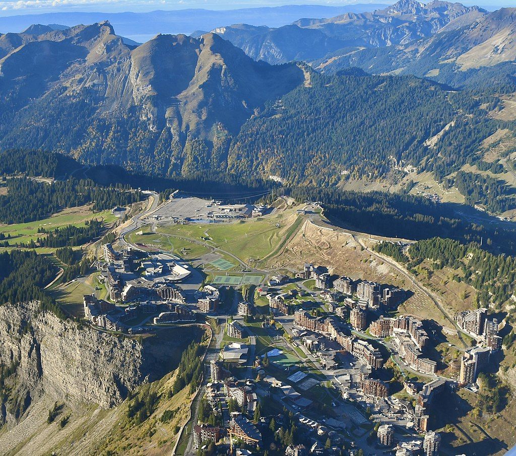 Vue aérienne dAvoriaz France