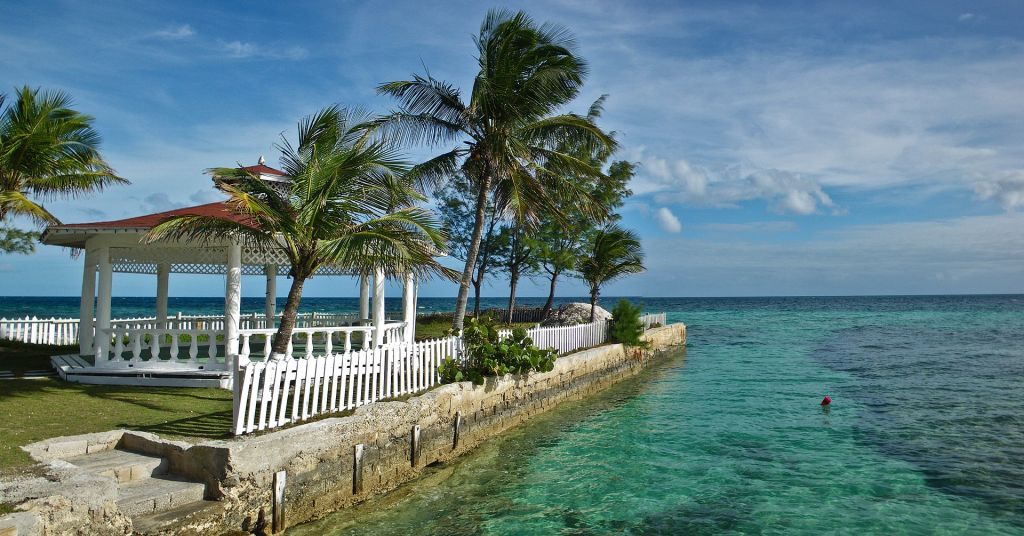 Pavilion on New Providence Island  in the Bahamas