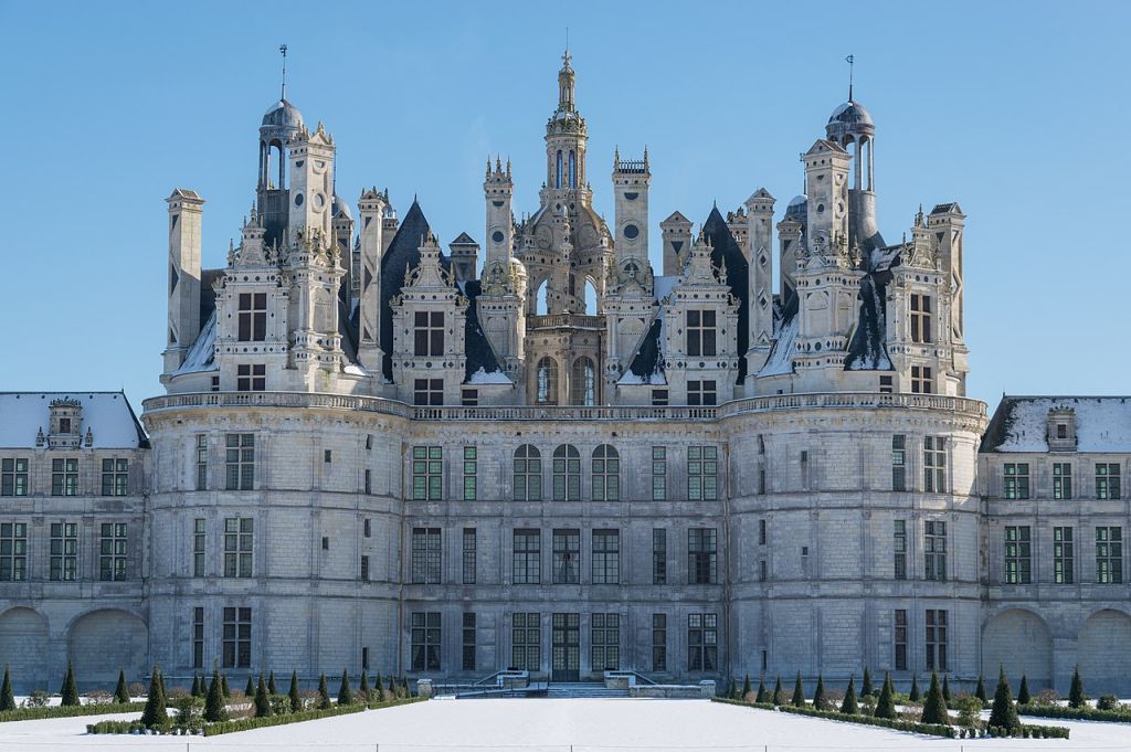 Château de Chambord sous la neige