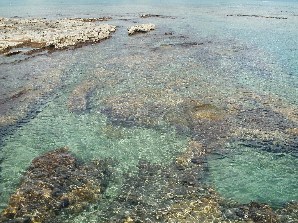 Turquoise waters off of Playa del Carmen