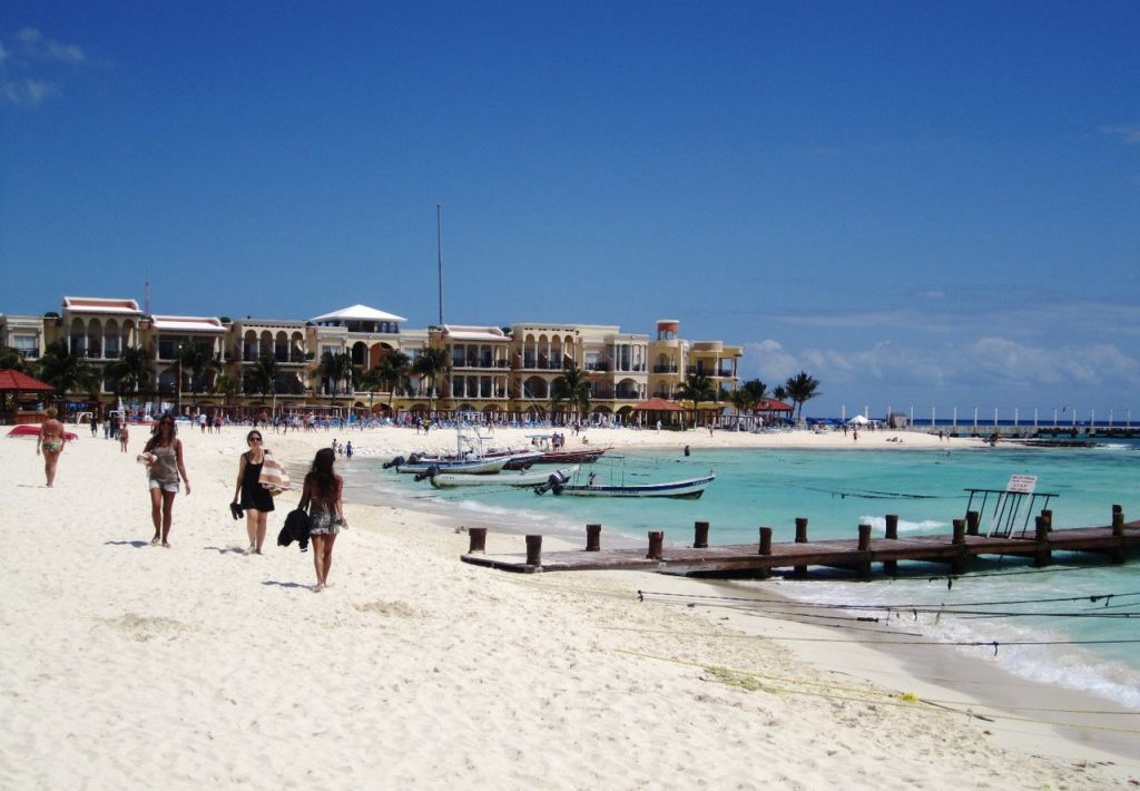 Beach of Playa Del Carmen