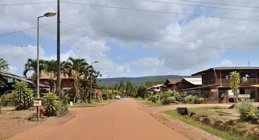 Street in Cacao French Guiana