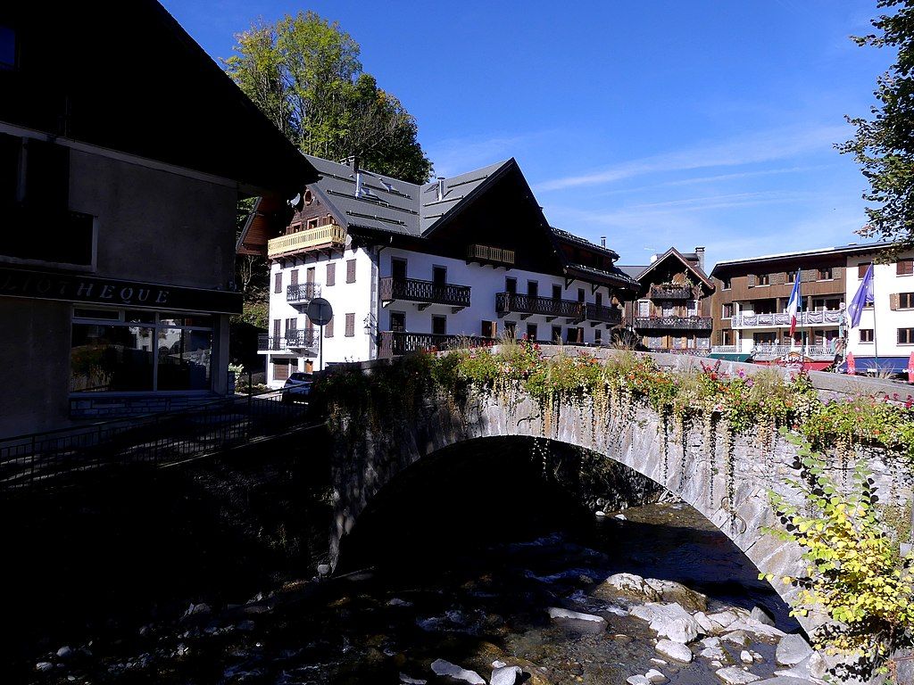 Le vieux pont sur la Dranse de Morzine