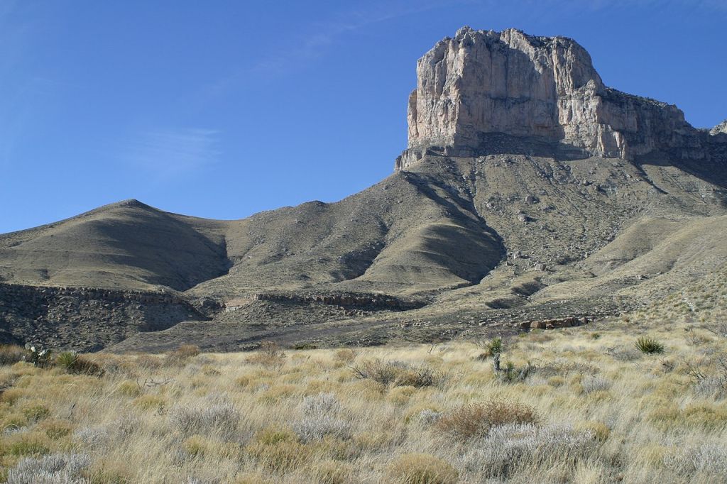 Vue dEl Capitan dans le parc national des Guadalupe Mountains