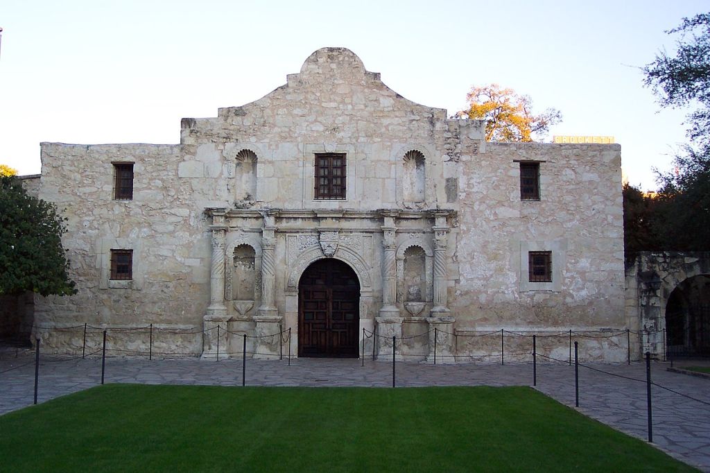 Chapelle de la mission San Antonio également nommée Fort Alamo à San Antonio Texas