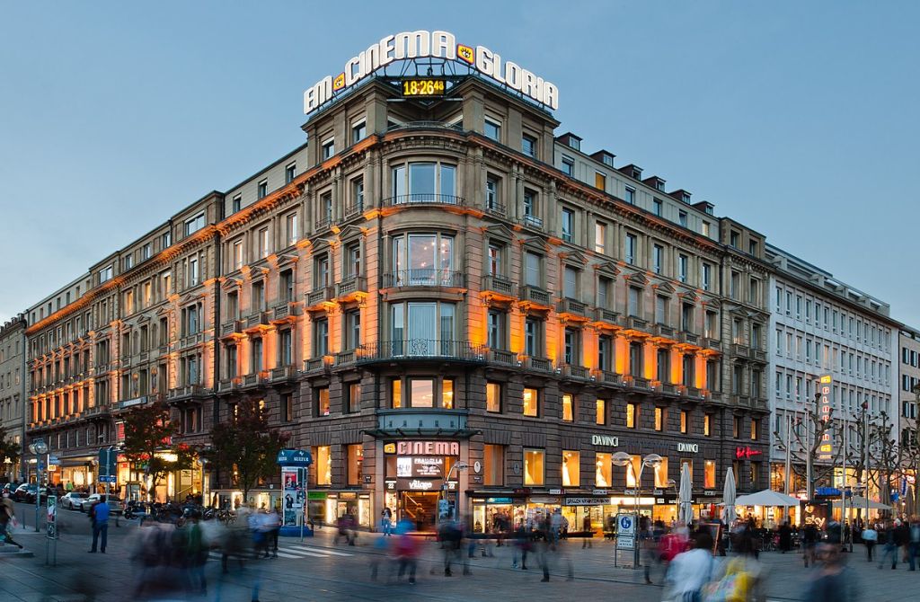 The Marquardtbau at the northern side of Schloßplatz in Stuttgart Germany
