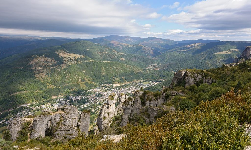 Cevennes Florac Mimente depuis Causse Mejean