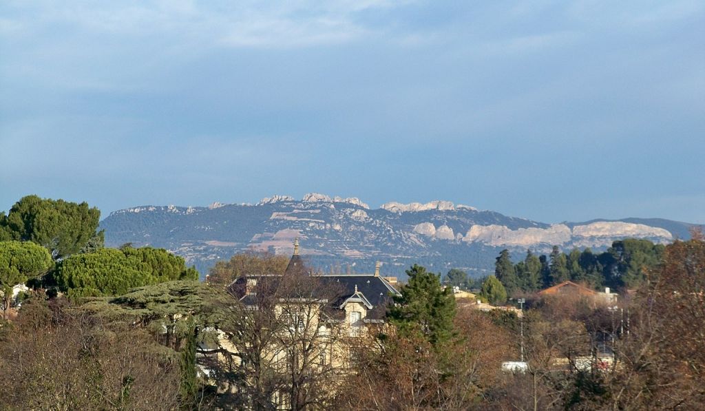 Dentelles vue de Carpentras