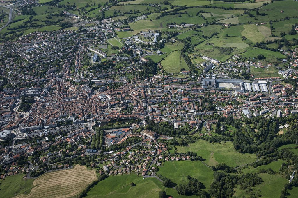 Aurillac vu du ciel