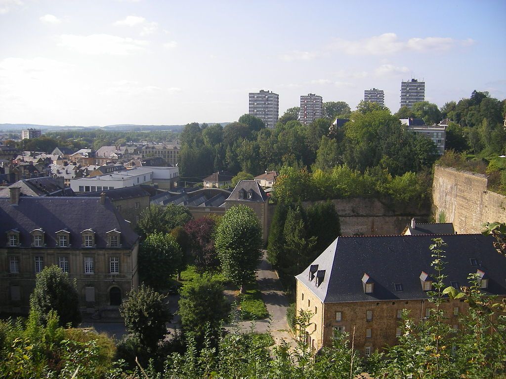 Vue de Sedan Ardennes France