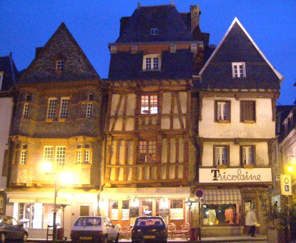 Centreville de Lannion maisons à colombages