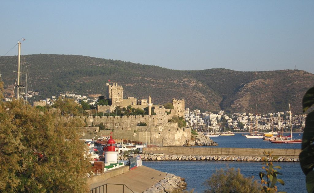 Château SaintPierre et lentrée du port de Bodrum Turquie
