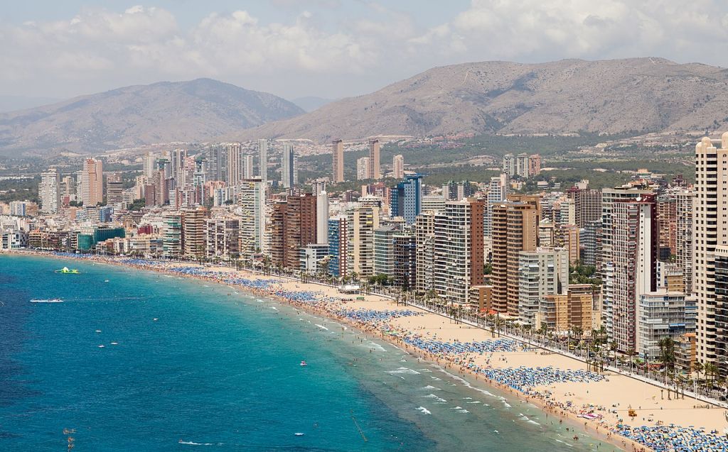 Playa de Levante Benidorm España