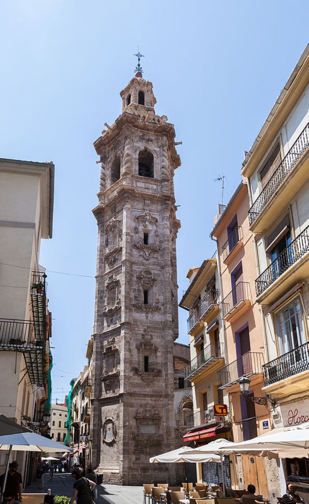 Torre de la iglesia de Santa Catalina Valencia España