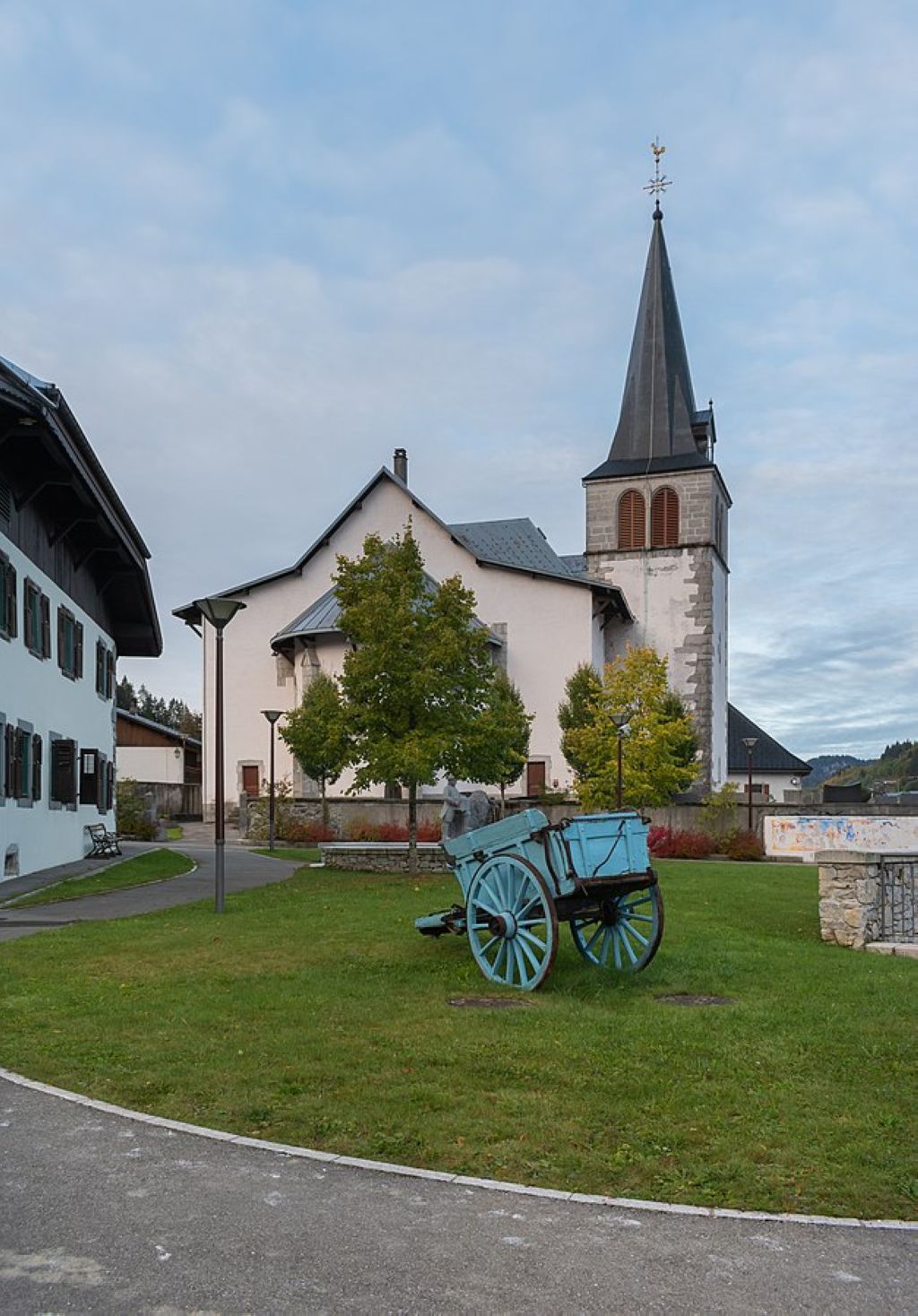 Nativity of the Virgin Mary church in Les Gets