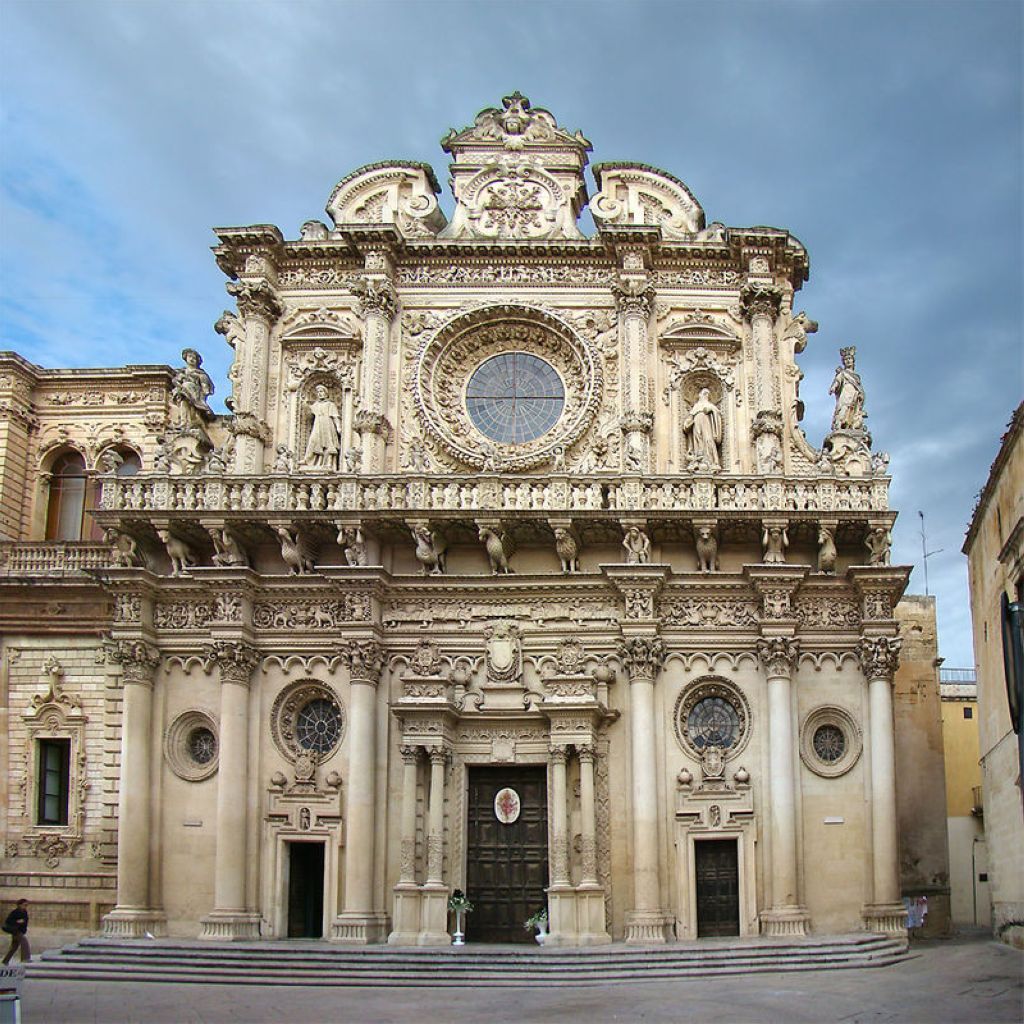 Basilique Santa Croce Lecce Pouilles Italie
