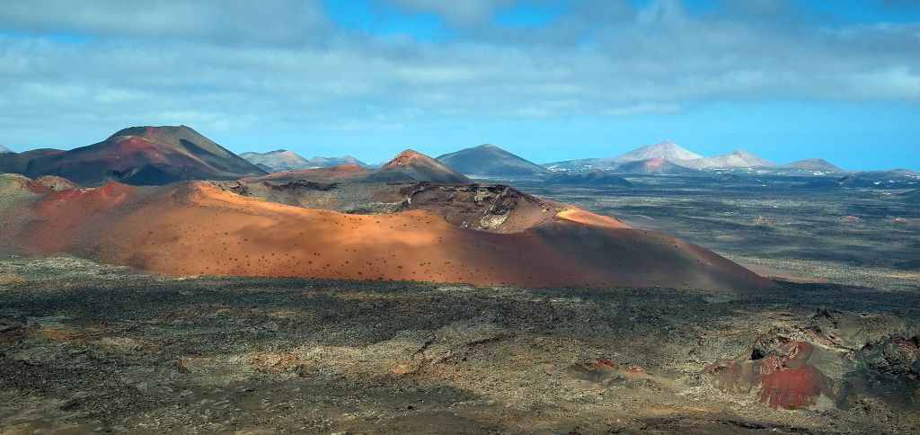 Paysage volcanique à Lanzarote