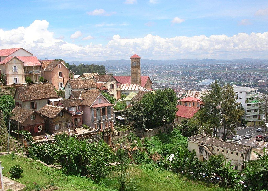 La ville haute Antananarivo Madagascar
