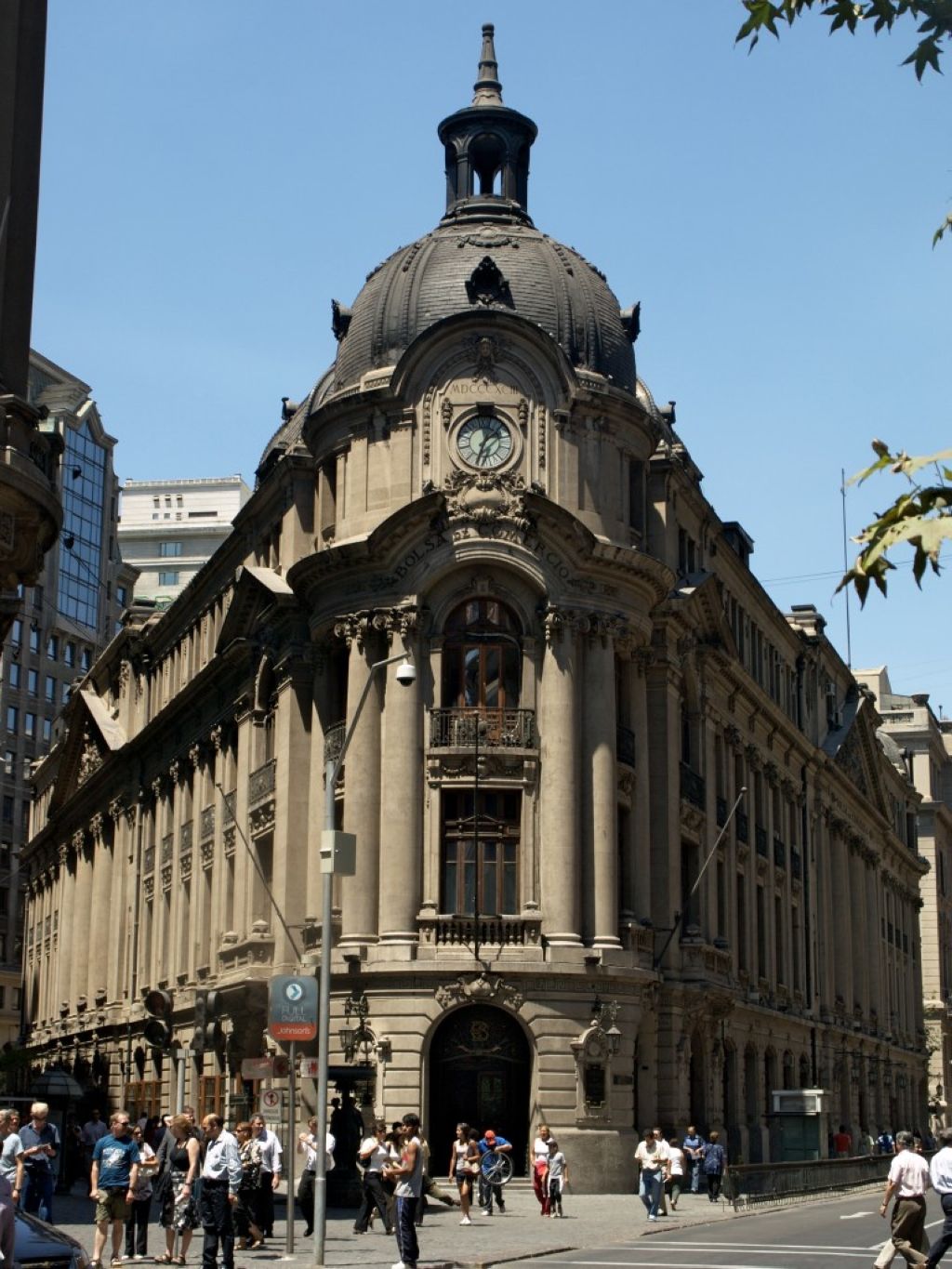 La Bourse du Commerce de Santiago du Chili