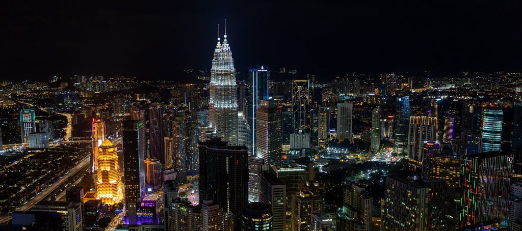 Les tours Petronas à Kuala Lumpur
