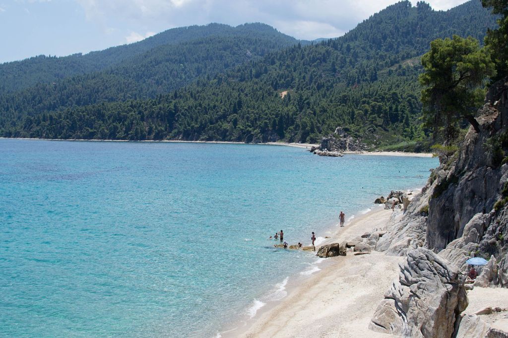 A beach in Chalkidiki